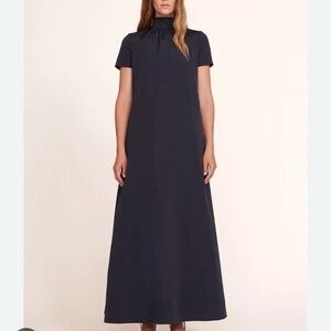 STAUD Ilana Navy Dress Brand New